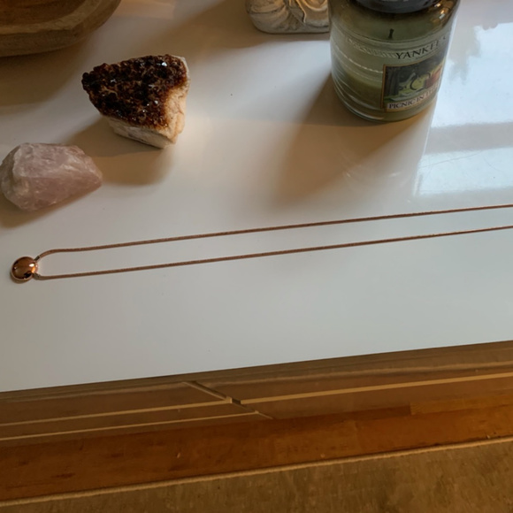 Rose Gold Tone Necklace - Picture 1 of 5